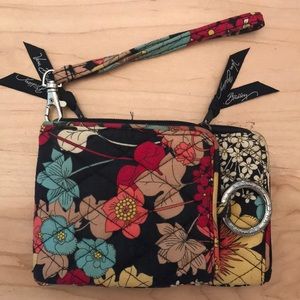 Vera Bradley Travel Wristlet Happy Snails